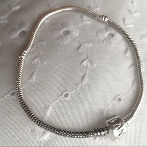 Silver pandora bracelet